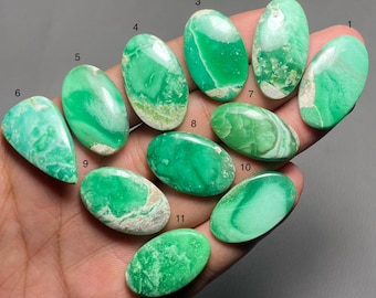Variscite A One Quality 100% Naturalny Wariscite Cabochon Luźny Kamień Szlachetny Do Tworzenia Biżuterii MI-132