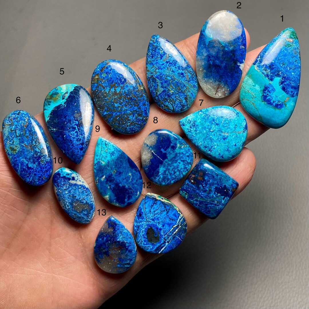 Synthetische blaue türkis farbene D-Form flache Cabochon türkis farbene Steine f