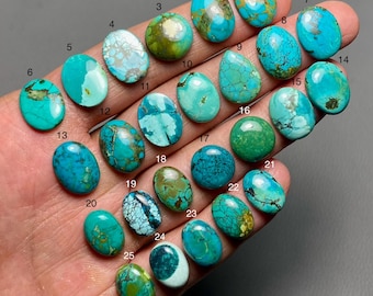 Tibetan Turquoise A One Quality 100% Natural Tibetan Turquoise Cabochon Loose Gemstone For Making Jewelry MI-184
