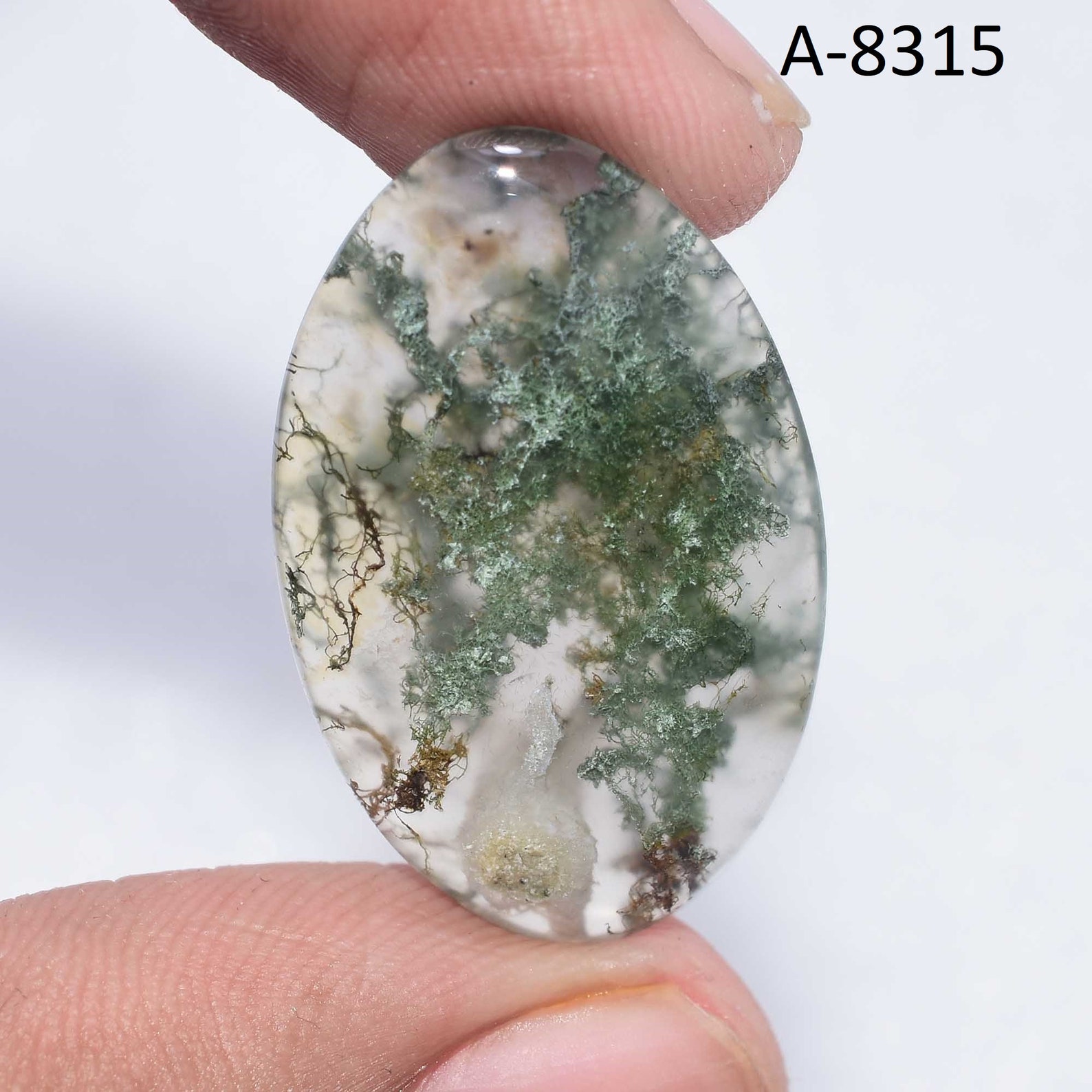 Designer A One Quality Moss Agate Gemstone Moss Agate Etsy