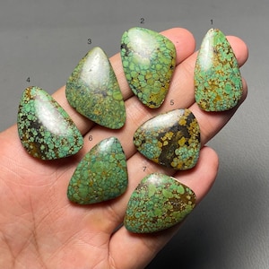 Rare Tibetan Turquoise A One Quality 100% Natural Tibetan Turquoise Cabochon Loose Gemstone For Making Jewelry Code MI-535