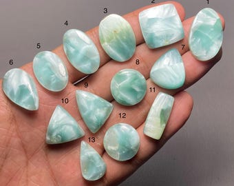 Hemimorphite A One Quality Hemimorphite Cabochon Loose Gemstone For Making Jewelry Code MI-671