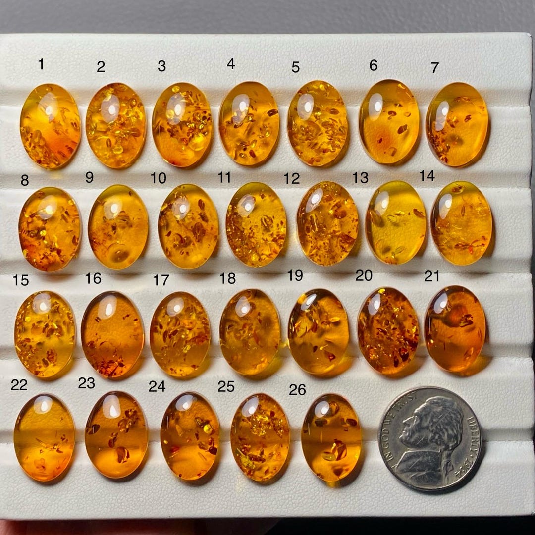 Baltic Amber A One Quality Baltic Amber Cabochon Loose Gemstone for ...