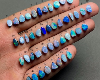 Australian Opal Doublet A Quality Opal Crystal Doublet Cabochon Loose Gemstone For Making Jewelry Code MI-1448