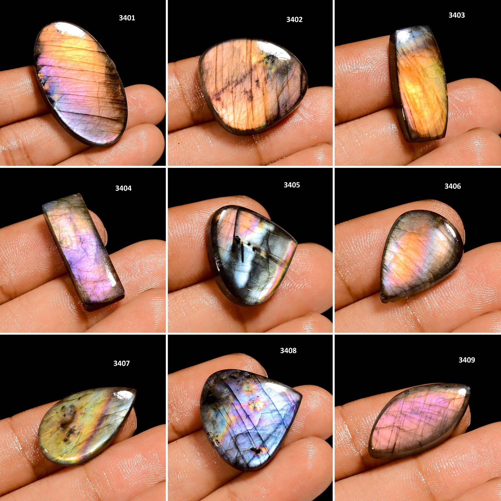 Purple Labradorite A One Quality 100% Natural Labradorite Cabochon