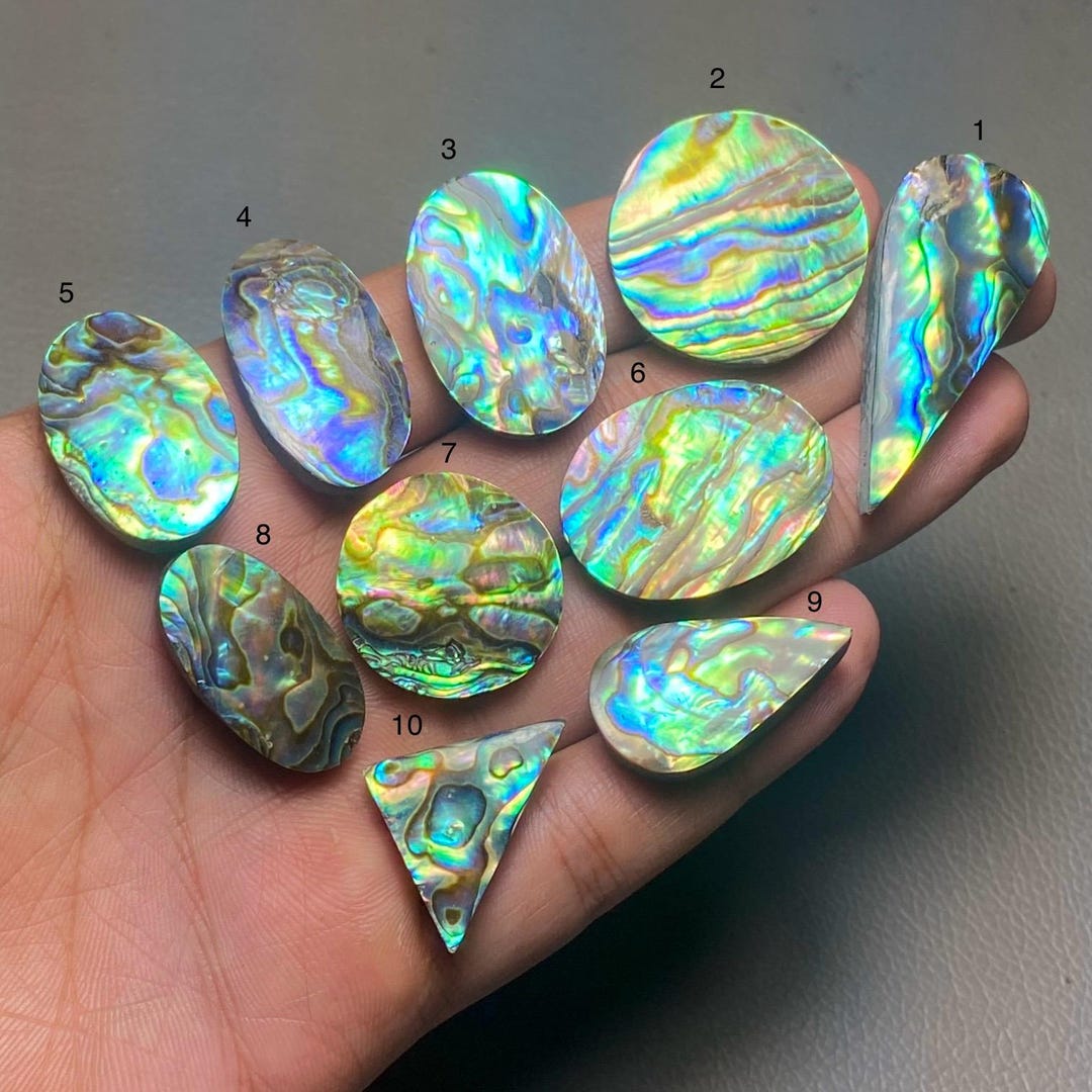 Abalone Shell A One Quality 100% Natural Abalone Shell Gemstone ...