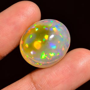 Ethiopian Opal Top Grade Quality 100% Natural Welo Fire Ethiopian Opal Cabochon Gemstone For Making Jewelry 14 Ct. 20X17X8 mm AQ-833