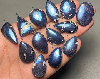 Covellite A One Quality 100% Natural Covellite Cabochon Loose Gemstone For Making Jewelry Code MI-1386