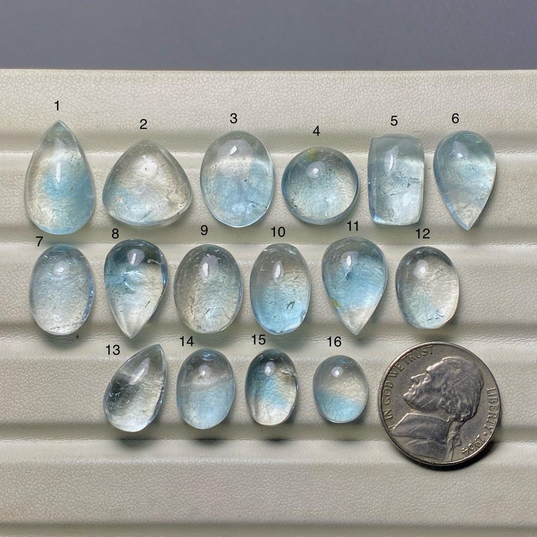 Sky Blue Topaz A One Quality 100% Natural Cabochon Loose Gemstone for ...