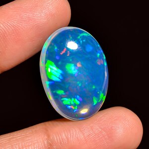Ethiopian Opal Top Grade Quality 100% Natural Welo Fire Ethiopian Opal Cabochon Gemstone For Making Jewelry 14.5 Ct. 24X17X6 mm AQ-865
