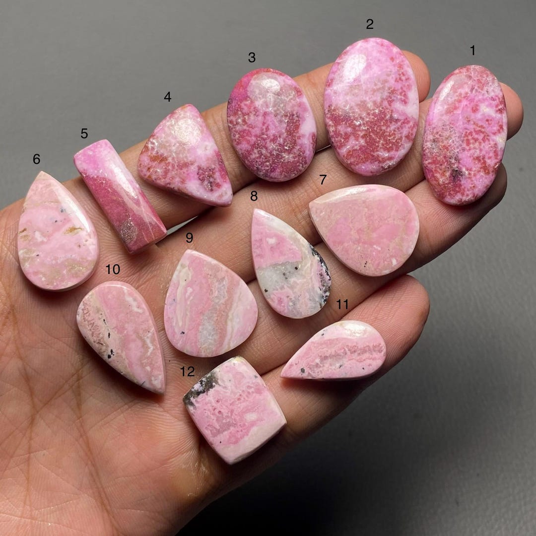 Pink Cobalt Baby Pink Rhodonite A One Quality 100 Natural Pink 
