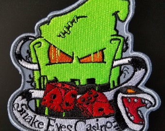 Snake Eyes Casino 4inch Applique