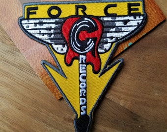 G Force Records - Inspired by Rock n' Roller Coaster - Large 4 inch Appliques Patch