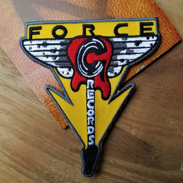 G Force Records - Inspired by Rock n' Roller Coaster - Large 4 inch Appliques Patch