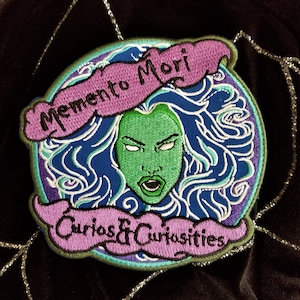 Memento Mori Applique Patch - Inspired by Disney&#39;s Haunted Mansion - Large 4 inch Appliques Patch