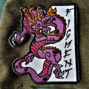 Figment Dragon Applique Patch –  4-inch