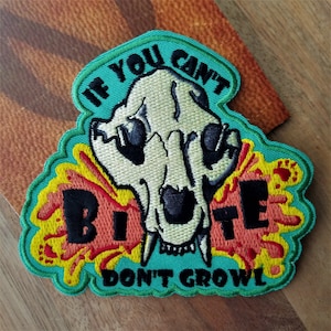 If You Can't Bite - Inspired by Disney's Country Bear Jamboree - Large 4 inch Appliques Patch