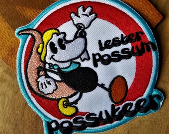 Possuteer - Inspired by Disney's A Goofy Movie - Large 4 inch Appliques Patch