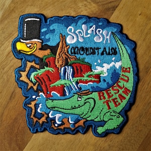 Splash Mountain Rescue Team - Inspired by Splash Mountain - Large 4 inch Appliques Patch