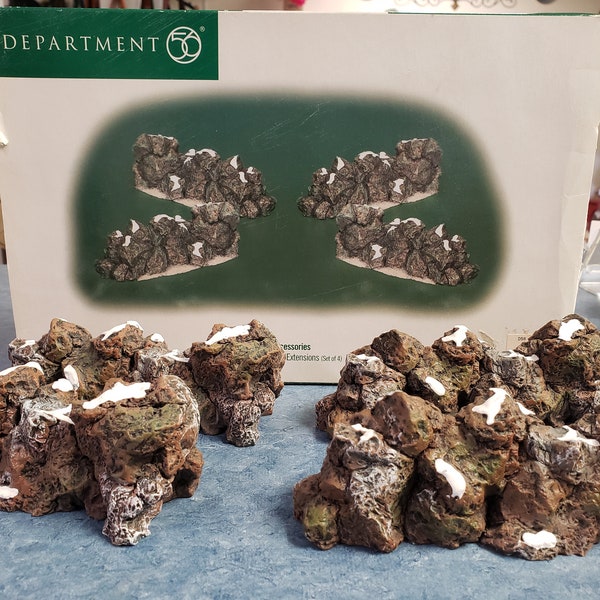 Craggy Cliff Extensions Set of 4 item # 56.52795 Dickens Village accessory