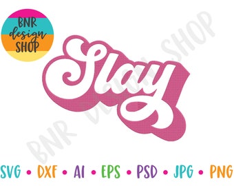 Slay Embroidery Design, 3 Sizes, Feminist Embroidery, Embroidery Design, Embroidery Pattern, Embroidery File