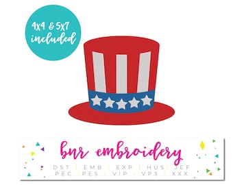 American Flag Embroidery Design, Patriotic Embroidery, Embroidery Design, Embroidery Pattern, Embroidery File