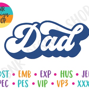 Dad Embroidery for Father&#39;s Day