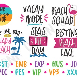 Beach Embroidery Designs for Beach Embroidery Bundle, Summer Embroidery Designs Beach, Beach Embroidery File Trendy, Mermaid Embroidery
