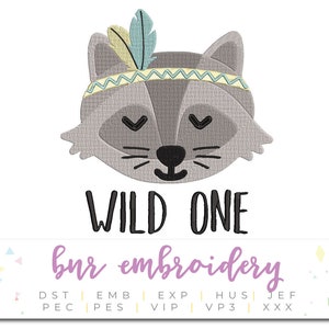 Wild One Embroidery Design, Tribal Embroidery Design, First Birthday Embroidery Pattern, Embroidery File