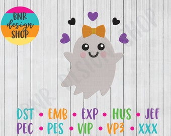Ghost Embroidery Design Halloween, Halloween Embroidery Designs for Halloween, Ghost Embroidery File Ghost, Kids Halloween Embroidery Design