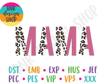 Mama Embroidery Design, Mom Embroidery File Mama, Embroidery for Shirts, Embroidery for Mother's Day Gift, Mother Embroidery for Machine