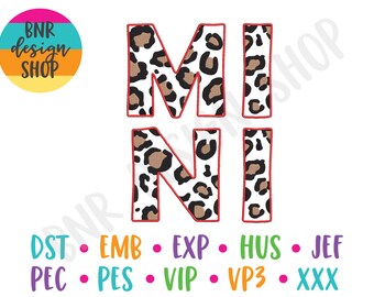 Mini Embroidery Design, 3 Sizes, Mom and Me Embroidery, Embroidery Design, Embroidery Pattern, Embroidery File