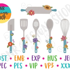 Kitchen Embroidery Design Bundle, Kitchen Embroidery Pattern, Embroidery Designs for Machine Embroidery Designs Embroidery for Kitchen Towel