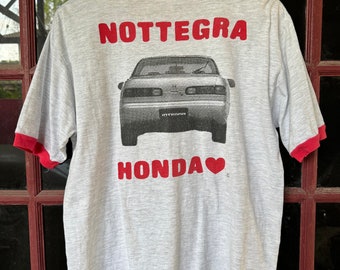 Vintage 90s Brad Pitt Honda Integra JDM 1996 Commercial Advertisement Models Photo T-Shirt / Actor Celebrity T Shirt / Photography Art