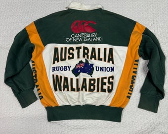 Vintage 1990’s  Canterbury Australia Rugby Union Wallabies AFRU national team