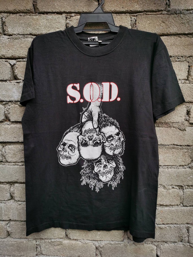 VINTAGE 1990's S.O.D Stormtroopers of Death Pushead Design - Etsy