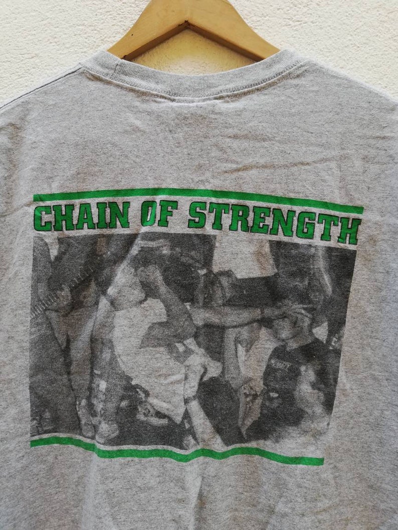 Vintage 90s Chain of Strength NYHC Hardcore Punk Rock T Shirt X Large