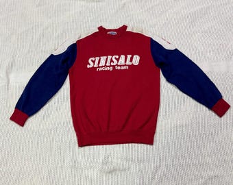 SINISALO Kawasaki Racing メッシュシャツ 1990年製 Vintage 90's Sinisalo Racing Motocross Overprinted Tshirt