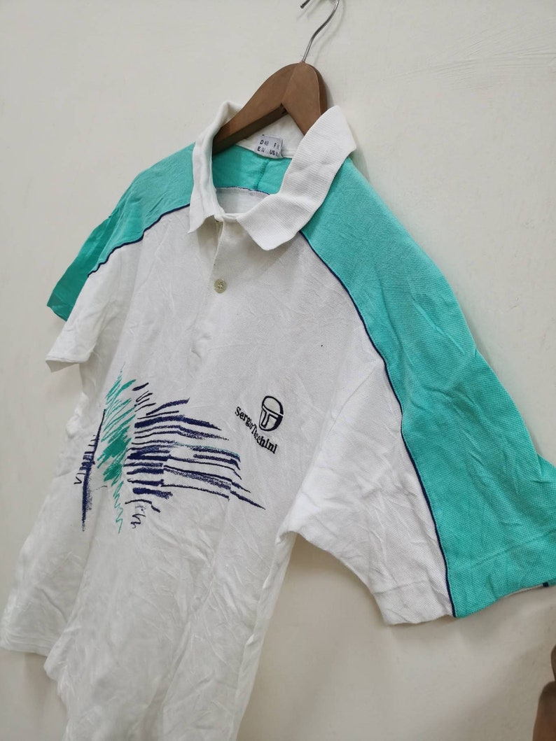 Rare Vintage 80's Sergio Tacchini Mats Wilander Polo Shirt Etsy