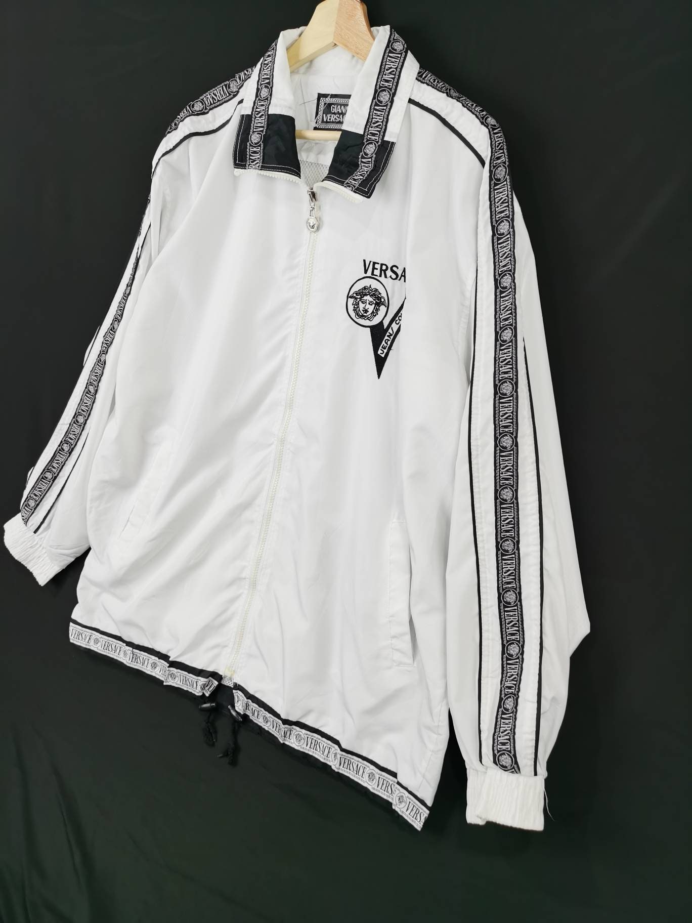 VERSACE コットン ジャケット ライダース 90s 00s メデューサ VERSACE コットン ジャケット ライダース 90s 00s メデューサ