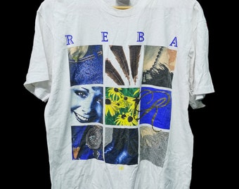 Vintage 1990’s Reba McEntire US Tour T-shirt jazz pop country Size L