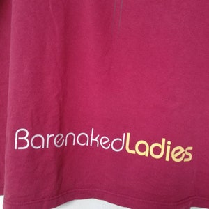 Vintage Barenaked Ladies Maroon Album T-shirt Size L Post Punk