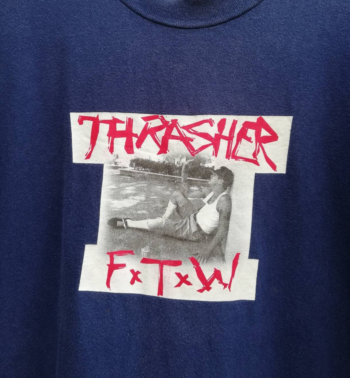 Vintage 90's Trasher Ftw Christian Hosoi Skateboarding T-shirt