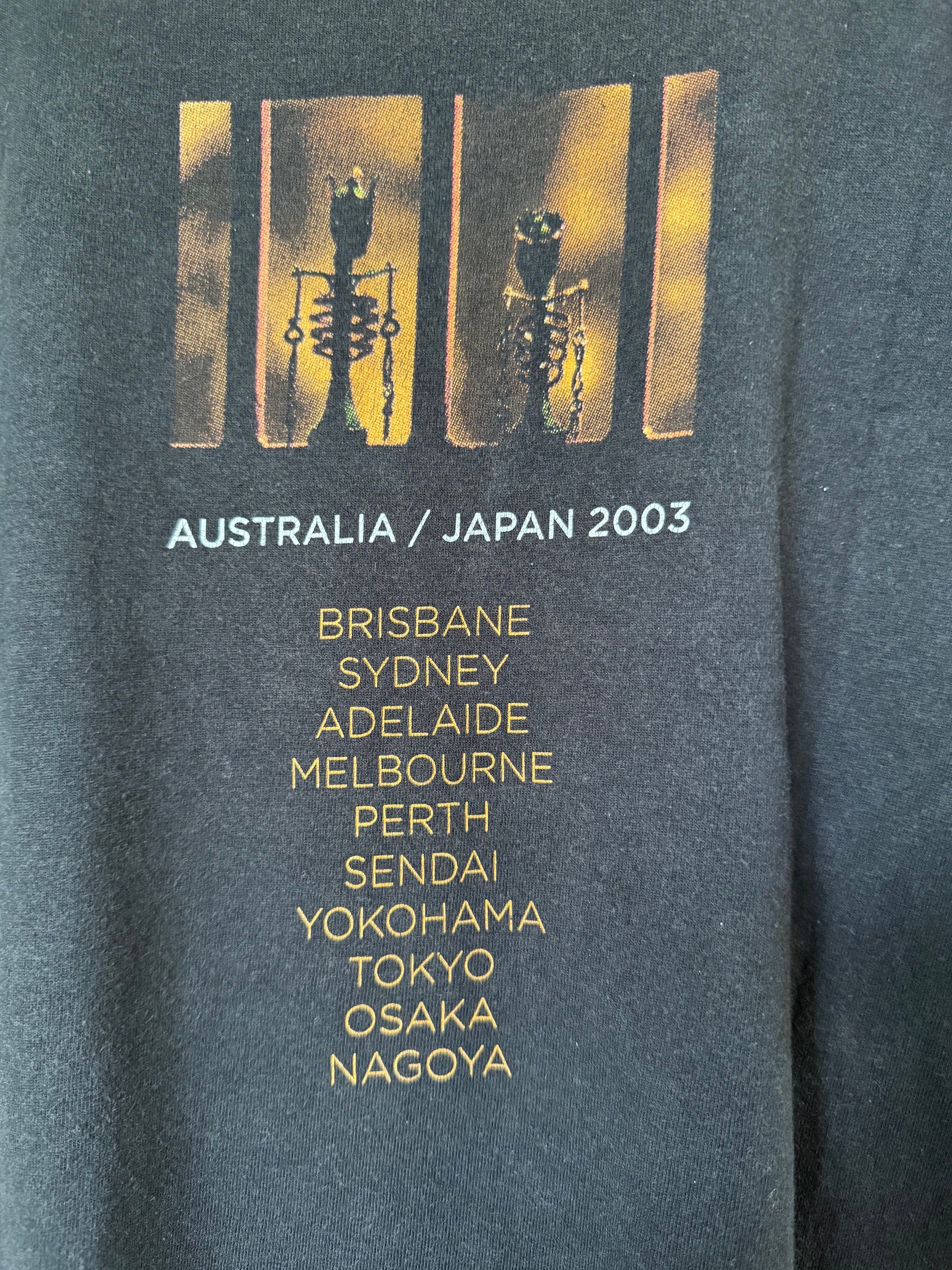 Pearl Jam Riot Act Vintage 2003 Australia Japan Tour Promo T Pearl Jam Riot Act Vintage 2003 Australia Japan Tour Promo T