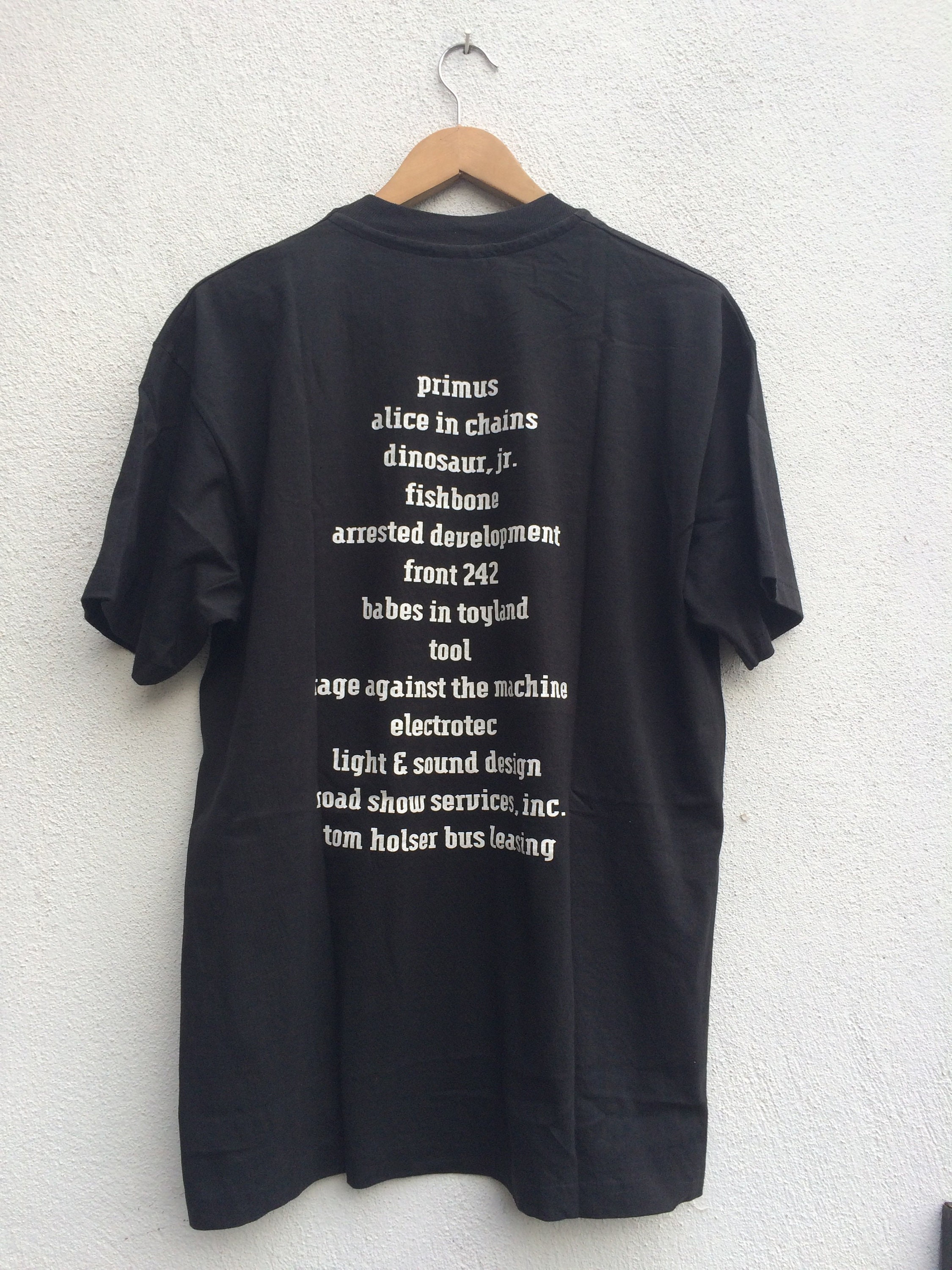 Vintage 90s Lollapalooza Concert 1993 Local Crew T Shirt by