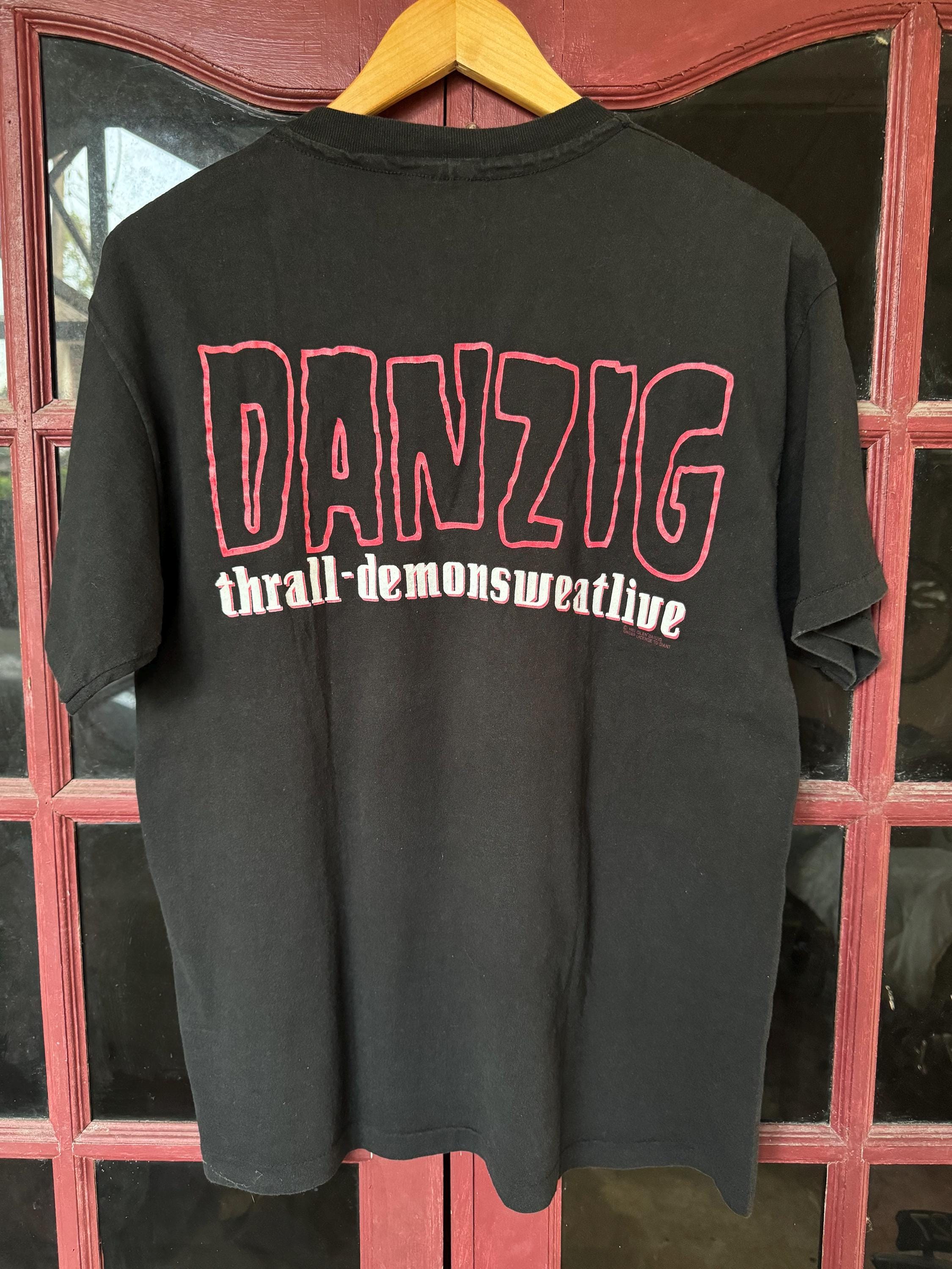 Vintage 1992 Danzig Thrall-demonsweatlive Promo T Shirt Size