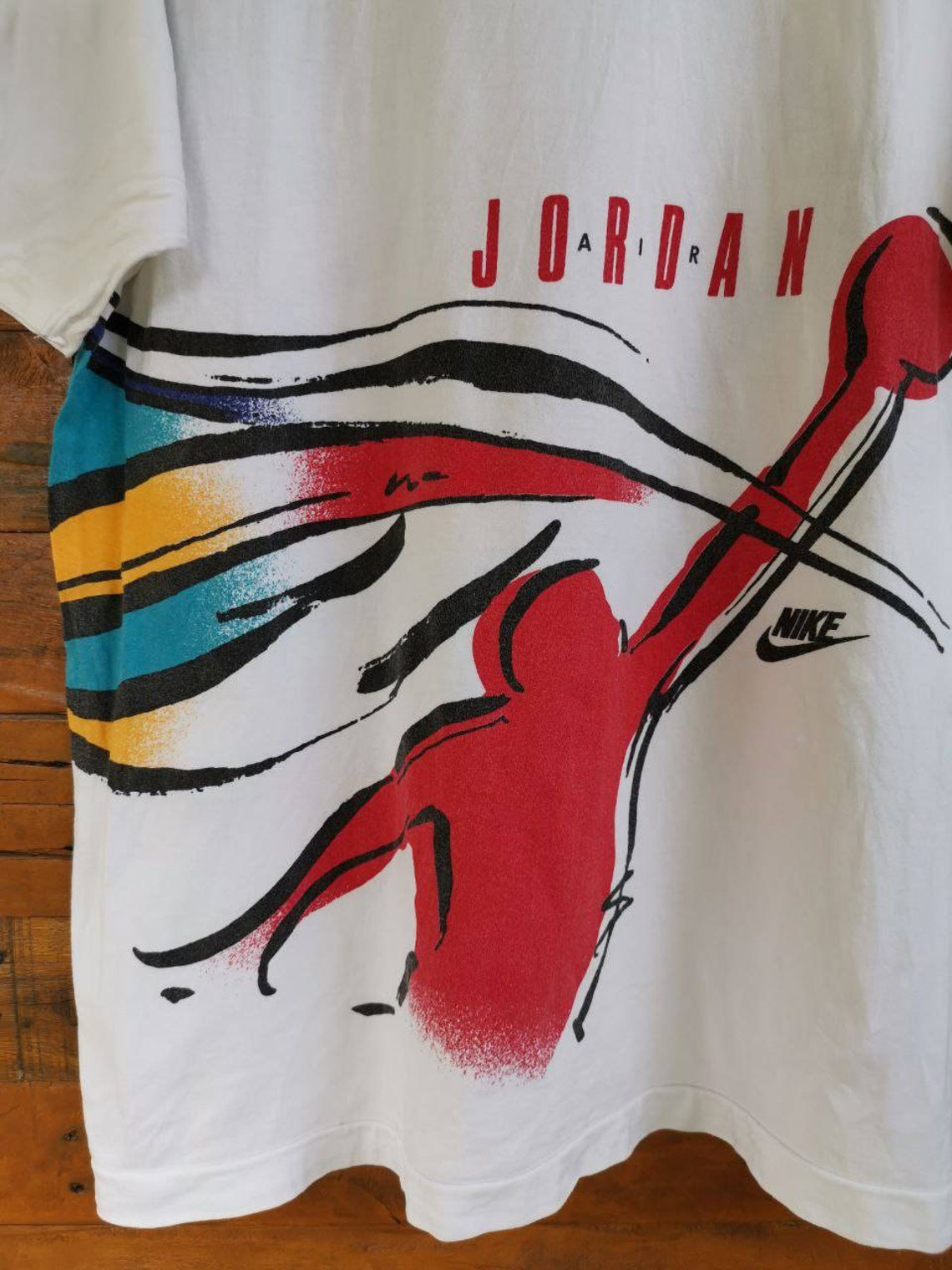 t shirt jordan multicolor