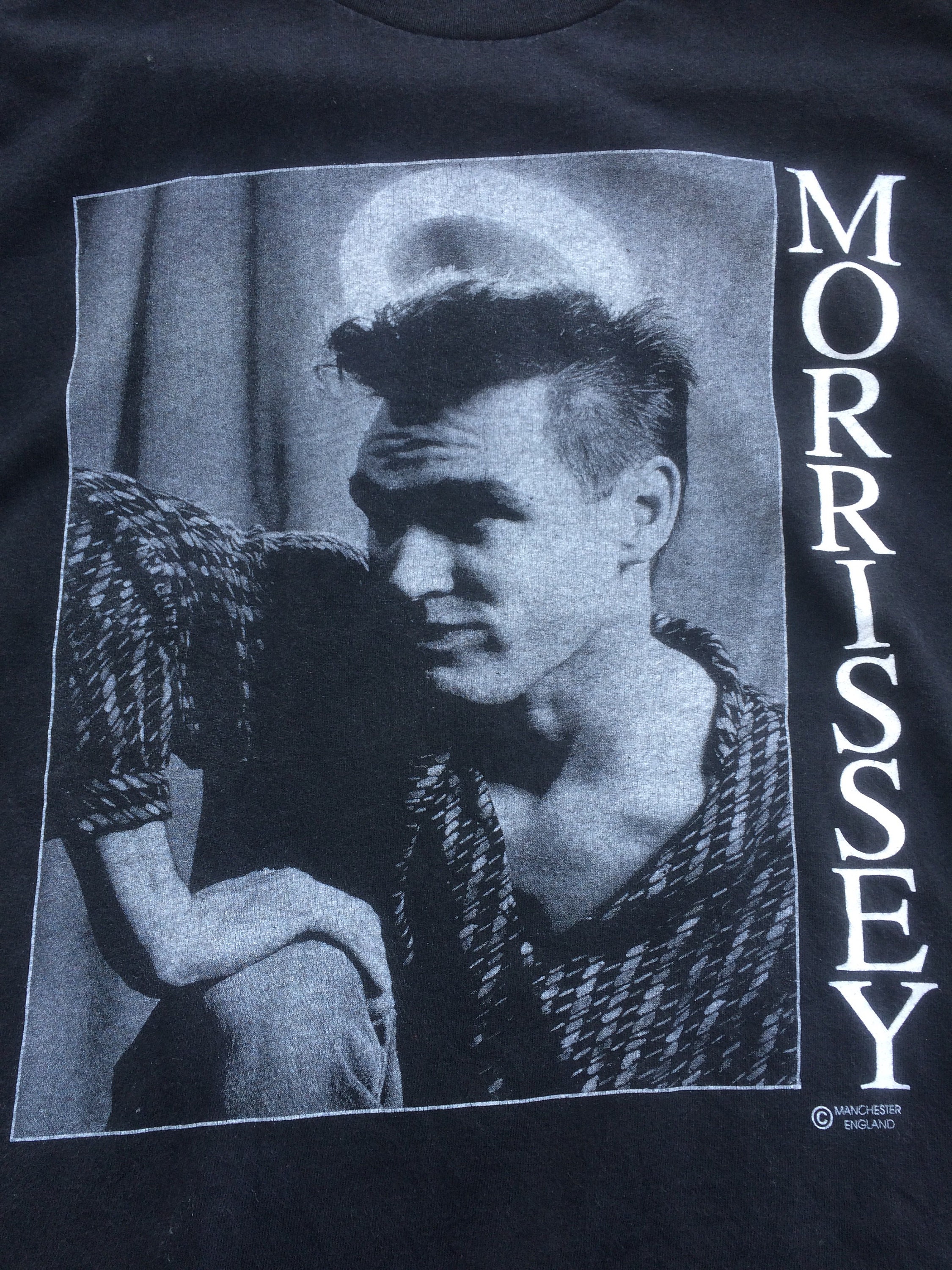 Rare Vintage Morrissey Face Promo Full-print 90's T-Shirt