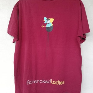 Vintage Barenaked Ladies Maroon Album T-shirt Size L Post Punk