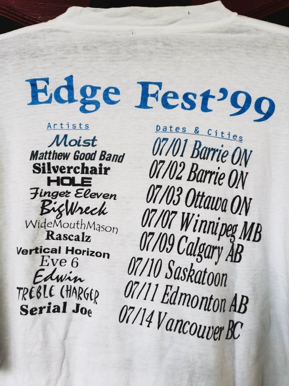 Vintage 1999 Edgefest Canada Festival Music Concer